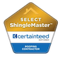 CertainTeed Saint-Gobain Roofing Contractor Select ShingleMaster
